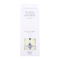 Pack of 10 White Jasmine Scented Tealights