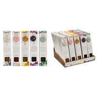 Pack of 40 Crystal Incense Sticks with Holder