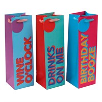 Bright Type Wine Bottle Gift Bag