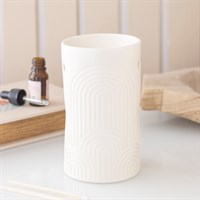 Embossed Arch Oil Burner and Wax Warmer