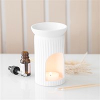 Ribbed Column Oil Burner