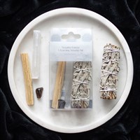 Negative Energy Smudge Kit with Hematite