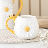 3D Daisy and Honey Bee Mug