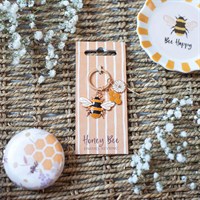 Honey Bee Keyring