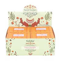 Goloka Nagchampa Resin Incense Smudge Cups