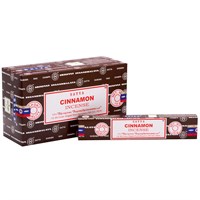 12 Packs of Cinnamon Incense Sticks by Satya
