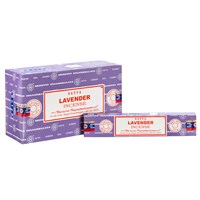 12 Packs of Lavender Incense Sticks by Satya