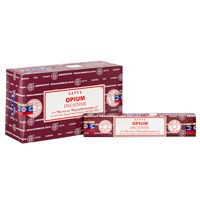 12 Packs of Opium Incense Sticks by Satya