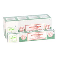 6 Packs of Garden of Eden Earth Incense by Satya