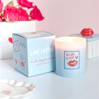 Vela de menta rosa «Love Letter»