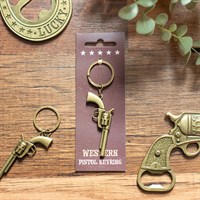 Sleutelhanger met westernpistool
