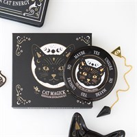 Set zur Pendel-Wahrsagung „Black Cat Magick“