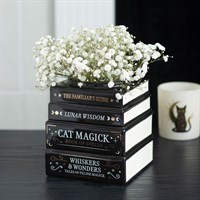 Vase „Black Cat Magick Book Stack“