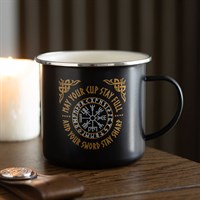 Viking Compass Enamel Mug