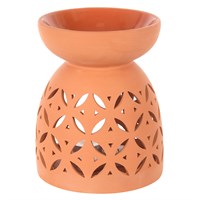 20cm Large Terracotta Oil Burner & Wax Warmer