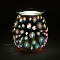 3D Starburst Light Up Electric Oil Burner  (UK 3-Pin Plug)