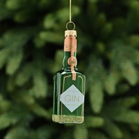 Gin Bottle Glass Hanging Decoration