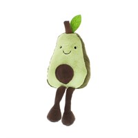 25 cm großes Avocado-Plüschtier mit Beinen