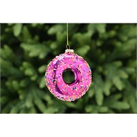 Glas-Hängedekoration „Sprinkle Donut“