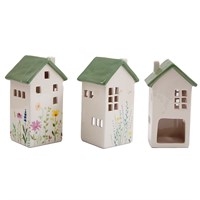 Portacandela da 19 cm in stile cottage