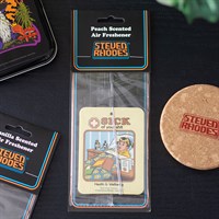 Sick of Your Shit Peach Air Freshener by Steven Rhodes