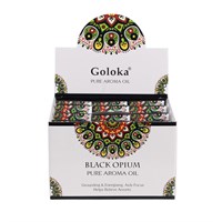 Set van 12 Goloka Black Opium-geuroliën