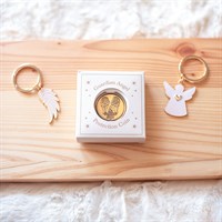 Set of 27 Guardian Angel Protection Coins in Display