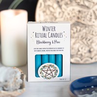 Blackberry & Pine Winter Ritual Spell Candles