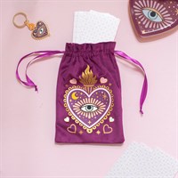 Aksamitna torba ze sznurkiem „Sacred Sight Heart”