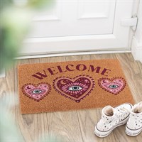 Sacred Sight Heart Welcome Doormat