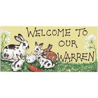 Welcome To Our Warren Smiley Sign