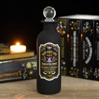 Mischief and Magic Decorative Glass Potion Bottle