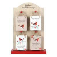 Garden Robin Mini Sentiment Sign