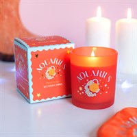 Zodiac Zest Aquarius Blood Orange Candle