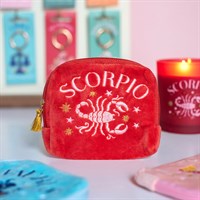 Zodiac Zest Scorpio Velvet Pouch