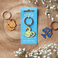 Zodiac Zest Aries Keyring
