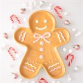 Sugarplum Bakery -piparkakku-ukko-tarjoilulautanen