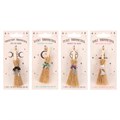 Pack of 12 Lucky Crystal Broomstick Car Charms