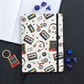Retro 80s Print A5 Notebook