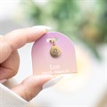 Leo Gold Tone Zodiac Sign Charm