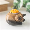 Curled Cat Tealight Holder