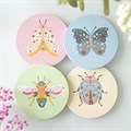 Floral Bug Coaster Set