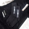 Moon Phase Cotton Blend Socks