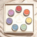 Lote de 7 mini velas perfumadas «Chakra Flow»