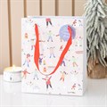 Presentpåse med trycket ”Snow Much Fun”