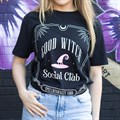 Pink Good Witch Social Club Unisex T-shirt Size XL