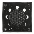 70x70cm Moon Phase Crystal Grid Altar Cloth