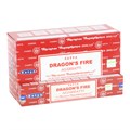 12 Packs of Dragon's Fire Incense Sticks by Satya
