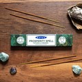 12 Packs of Prosperity Spell Incense Sticks by Satya