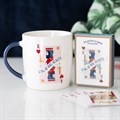 King of Our Hearts Mug and Playing Cards Set